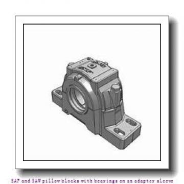 skf SSAFS 23044 KAT x 7.13/16 SAF and SAW pillow blocks with bearings on an adapter sleeve