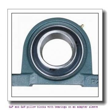 skf SSAFS 23052 KAT x 9.7/16 SAF and SAW pillow blocks with bearings on an adapter sleeve